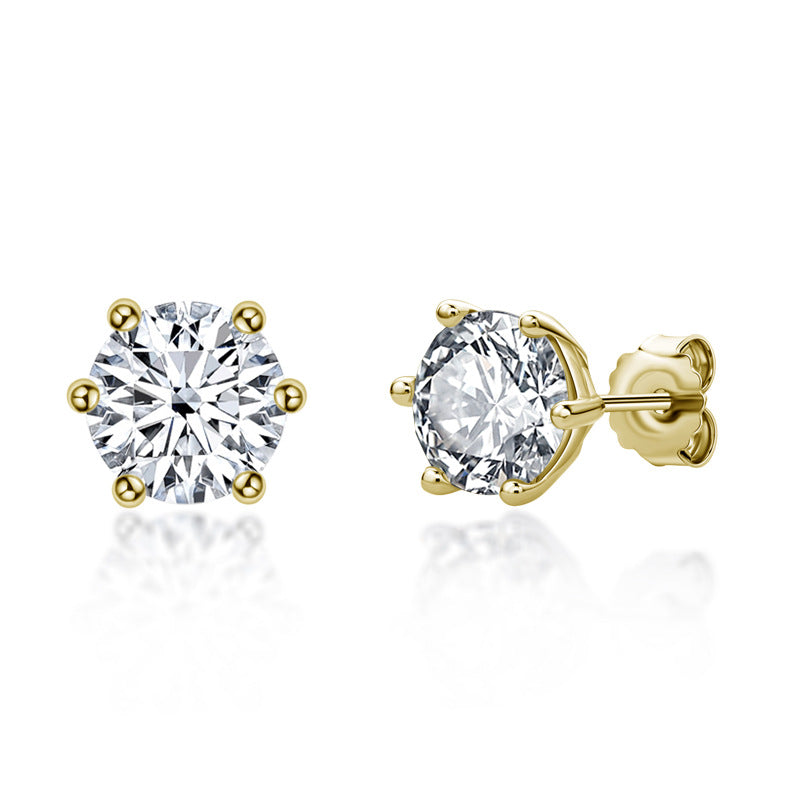 Moissanite Stud Earrings