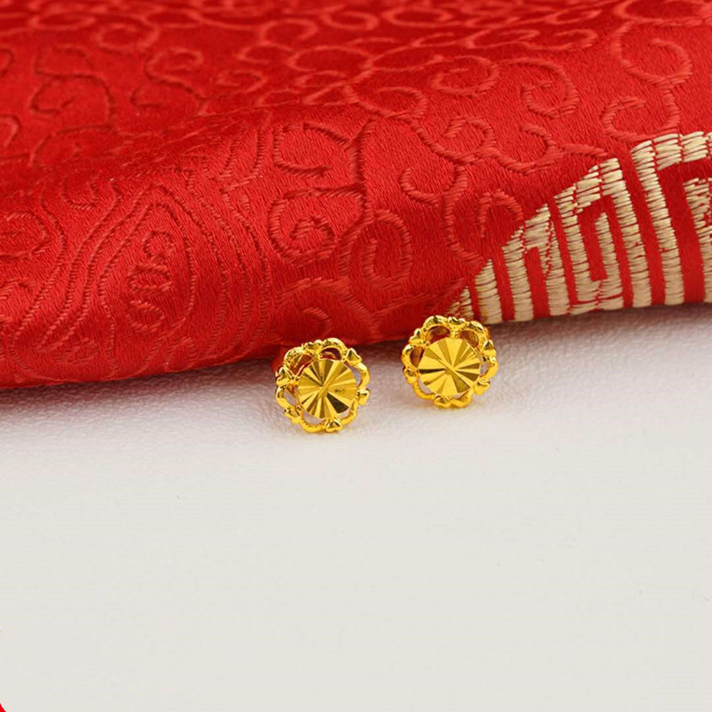 24K Gold Plated Earrings Euro Gold Jewelry Earrings