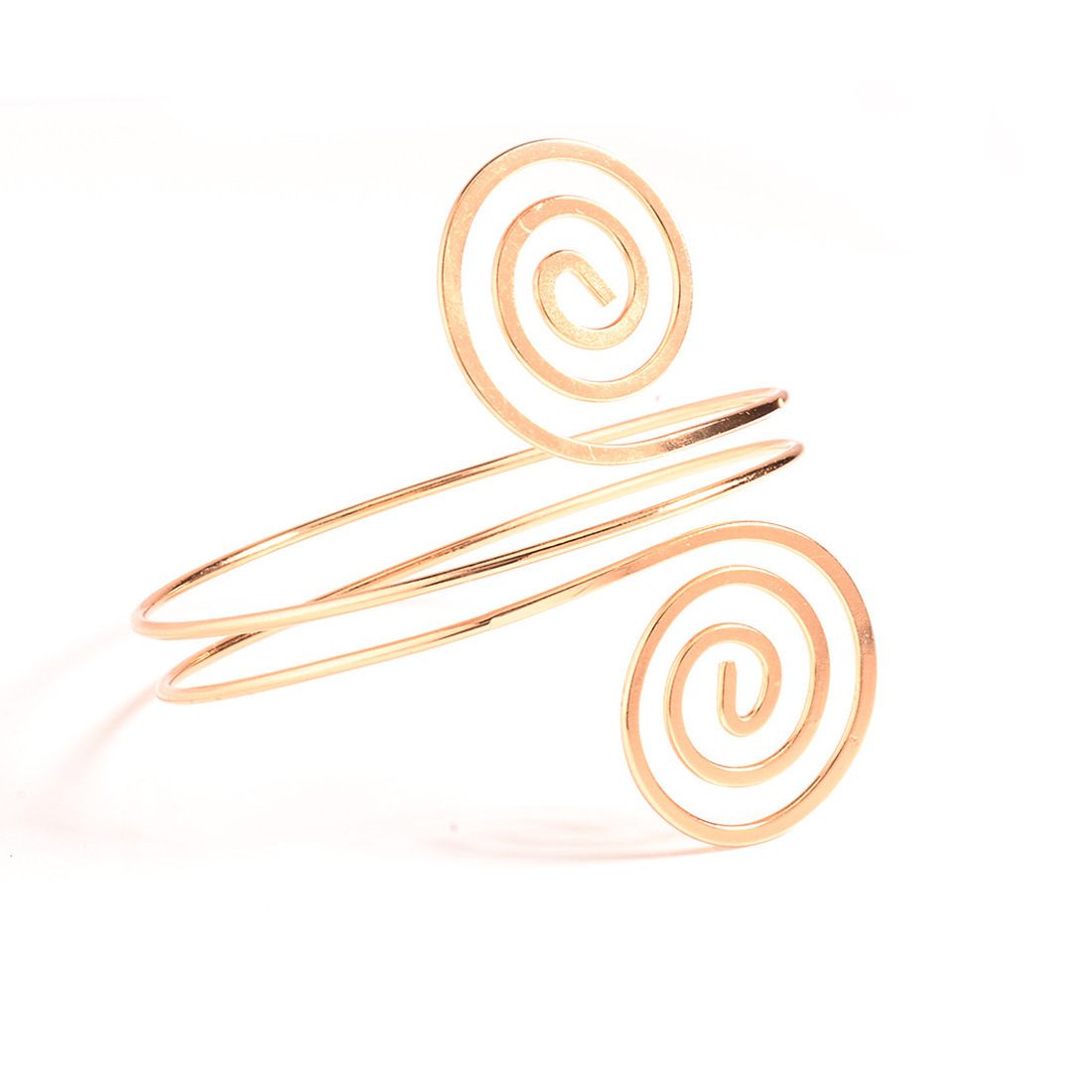 Luxury Gold Arm Cuff Bracelet – Adjustable Upper Arm Jewelry for Women