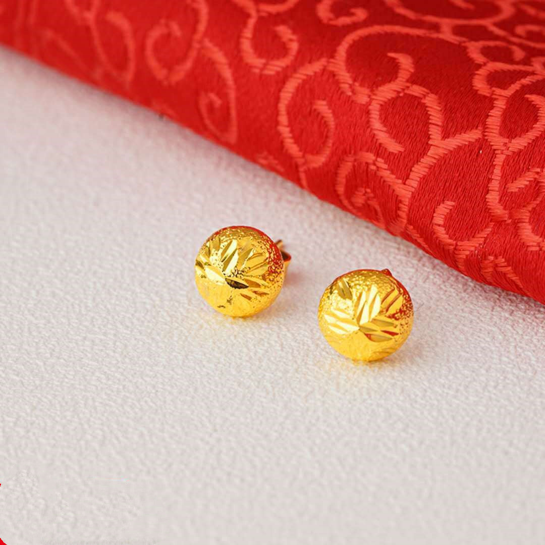 24K Gold Plated Earrings Euro Gold Jewelry Earrings