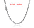 S925 Silver Moissanite Single Row Tennis Chain Bracelet – Luxury Necklace