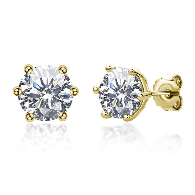 Moissanite Stud Earrings