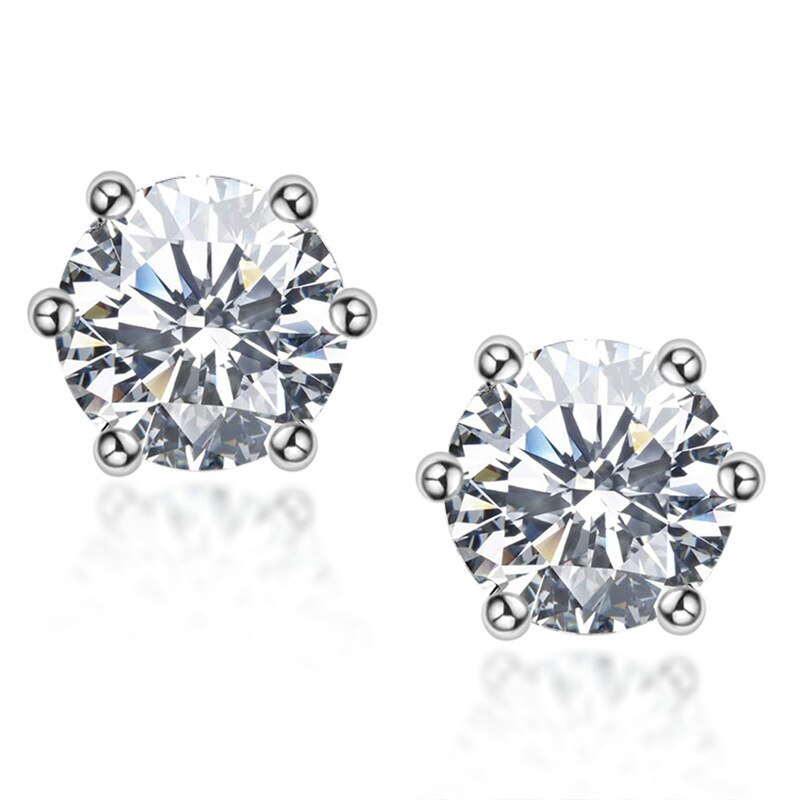 Moissanite Stud Earrings
