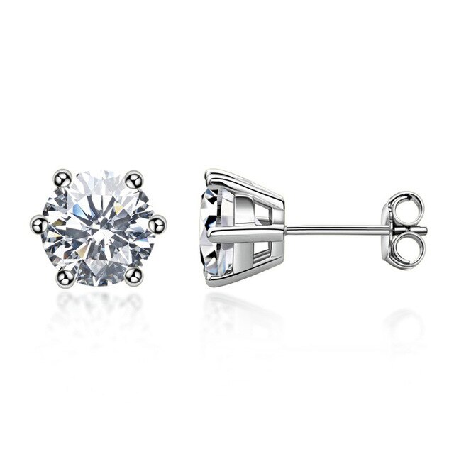 Moissanite Stud Earrings