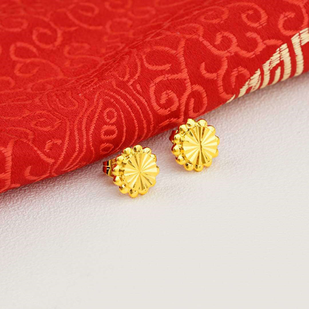 24K Gold Plated Earrings Euro Gold Jewelry Earrings