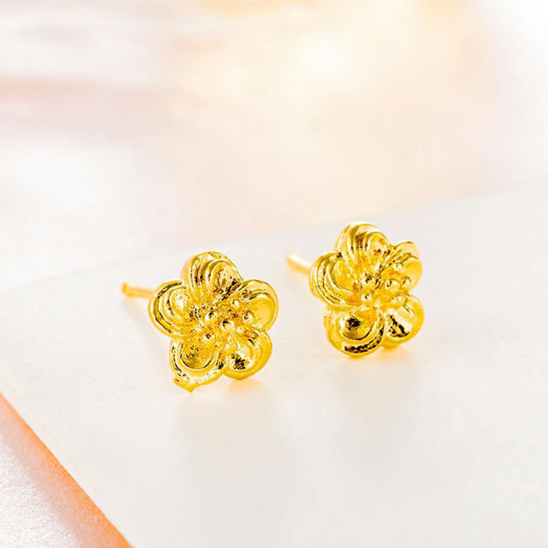 24K Gold Plated Earrings Euro Gold Jewelry Earrings