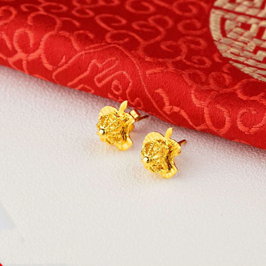 24K Gold Plated Earrings Euro Gold Jewelry Earrings