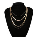 Cold Wind Multilayer Snake Chain Necklace