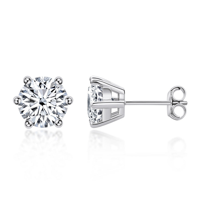 Moissanite Stud Earrings
