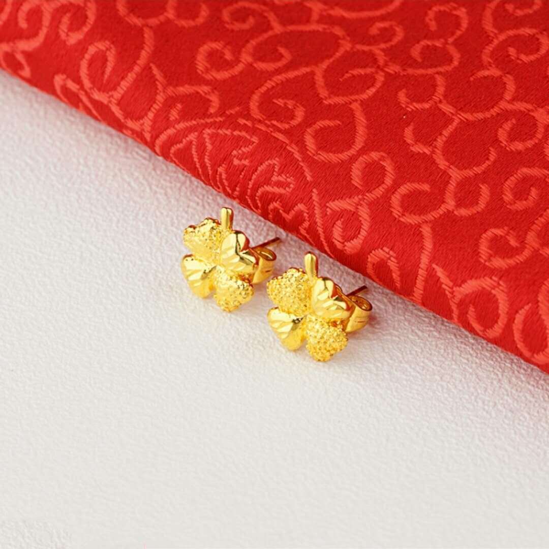 24K Gold Plated Earrings Euro Gold Jewelry Earrings