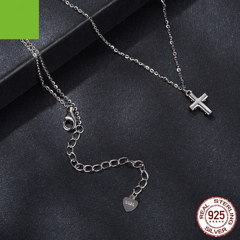 Radiant Cross Moissanite Necklace – Iced Faith Pendant (Certified Shine)