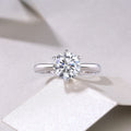 D-Color Moissanite .5-5 Carat Classic Couple Rings